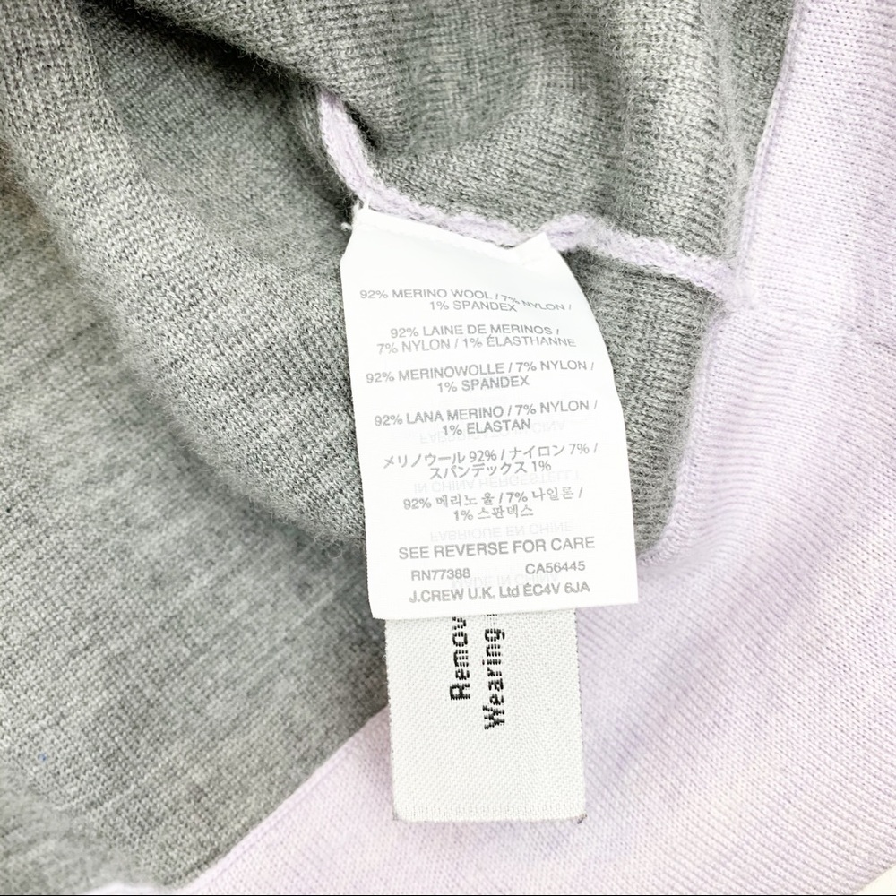 J CREW Featherweight Merino Wool Double-Knit Tunic - Picture 7 of 8